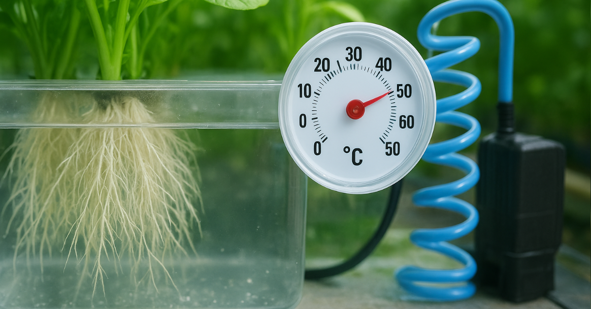 Solución profesional para enfriar agua en hidroponía durante altas temperaturas