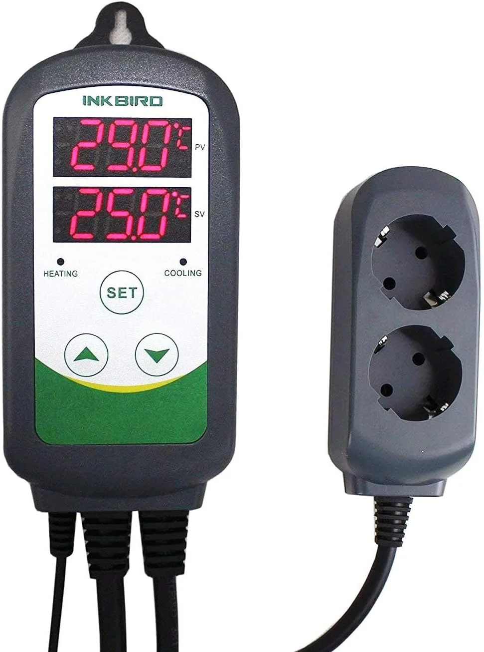 Inkbird ITC-308 controlador de temperatura termostato digital con sonda para hidroponía