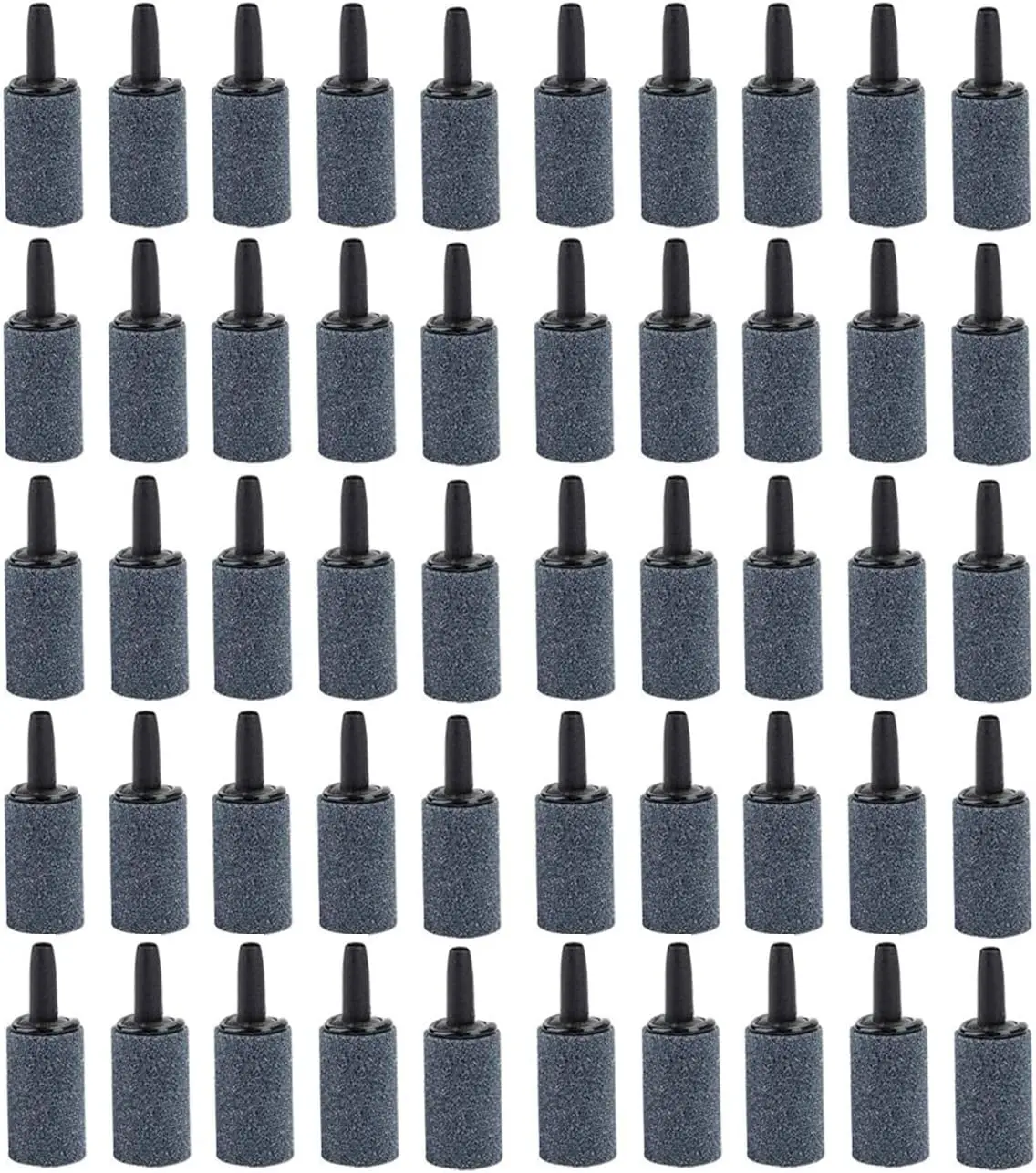 COOMATEC pack 50 piedras difusoras 1 pulgada microburbujas oxígeno DWC acuario hidropónico
