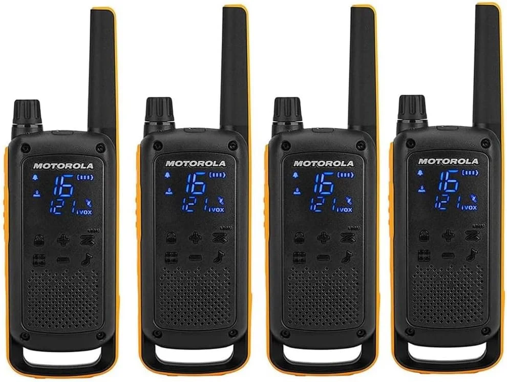 Walkie Talkies Motorola T82 Extreme drones fumigadores coordinación piloto asistente campo