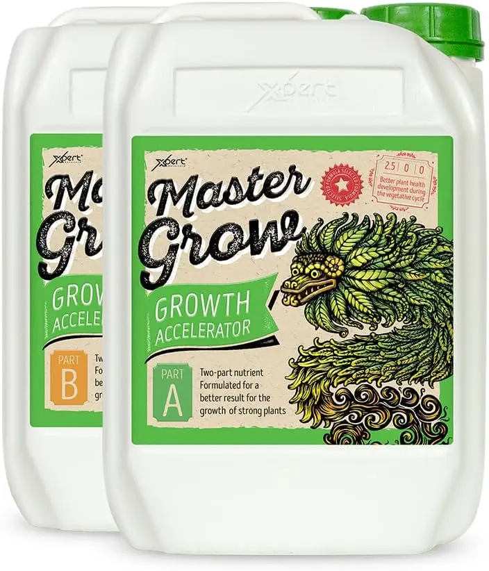 Xpert Nutrients Master Grow A+B 5L fertilizante fase vegetativa jardín vertical hidropónico
