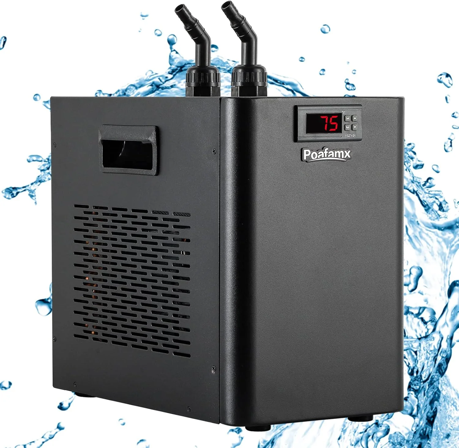 Enfriador de agua hidropónico Poafamx 160L water chiller para sistemas hidropónicos