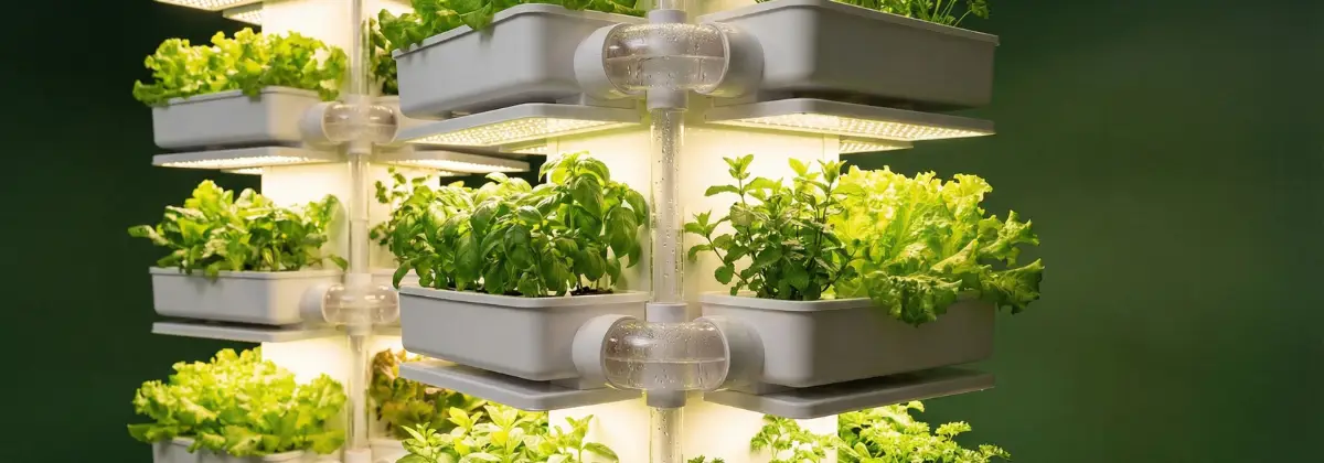 jardín vertical hidropónico