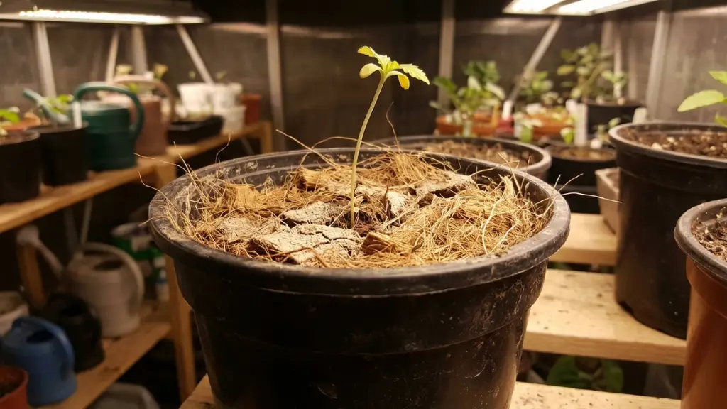 Sustrato lavado y pobre en nutrientes, una de las causas principales de la deficiencia de nitrógeno en plantas